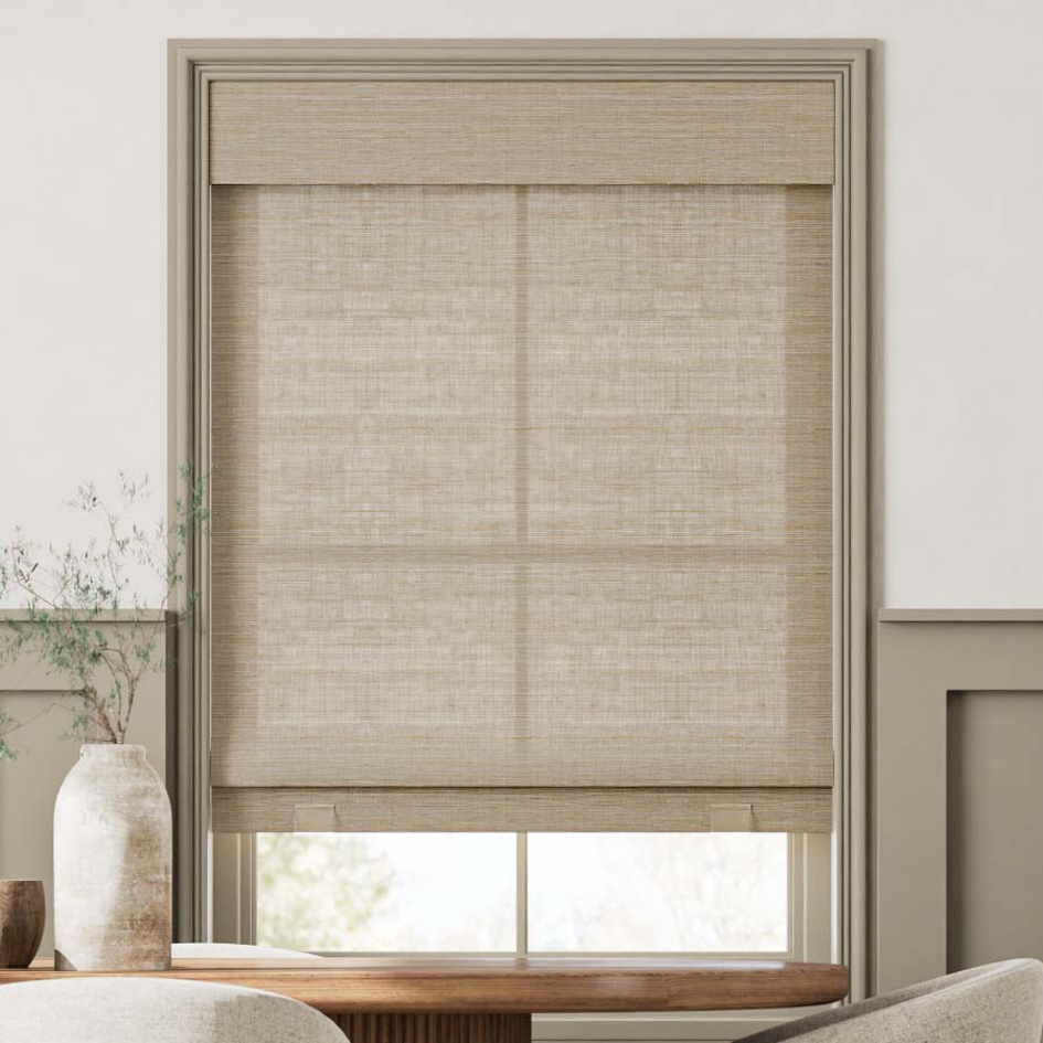 stores en bois tissé